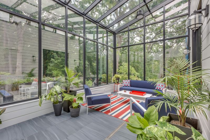 Completed Sunroom with Outdoor Views
